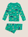 Pijama de algodón con diseño de animales (1-7&nbsp;años)