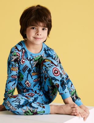 Pyjama en coton à motif Marvel™ (du 3 au 11 ans) - Multi