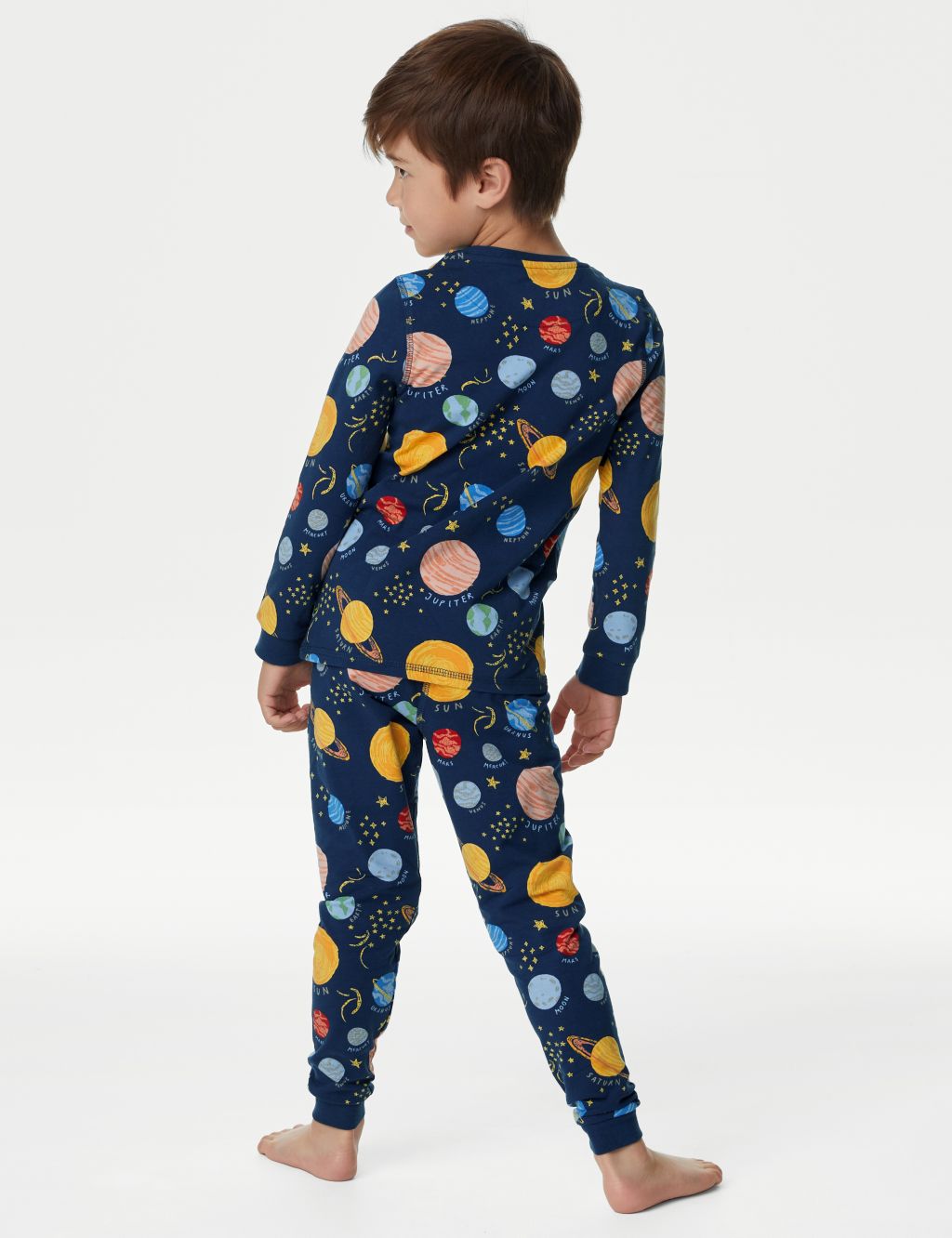 Cotton Rich Space Pyjamas (1-8 Yrs) image 3