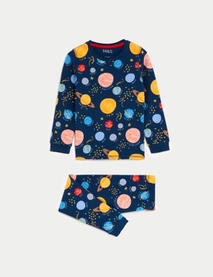 Cotton Rich Space Pyjamas (1-8 Yrs)