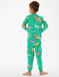Velour Dinosaur Pyjamas (1-7 Yrs)