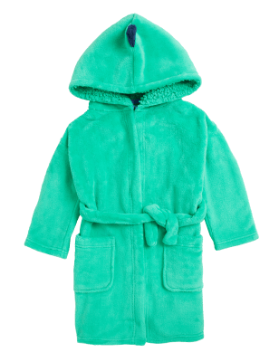 

M&S Collection Bata polar de dinosaurios (1-7 años) - Green, Green