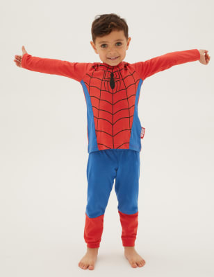 Spiderman Pyjamas Kids Toddler Boys 2 3 4 5 6 7 8 9 10 11 12 Years PJs Set  Red