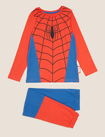Spider-Man™ Pure Cotton Pyjamas (2-8 Yrs)