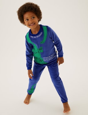 

Pijama con diseño de dinosaurios de NHM™ (1-7 años) - Blue Mix, Blue Mix