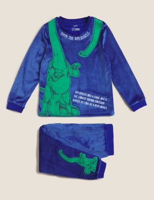 M&S Boys NHM  Dinosaur Pyjamas (1-7 Yrs)