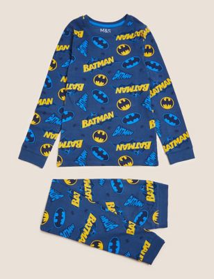 M&S Boys Batman  Cotton Pyjamas (3-12 Yrs)