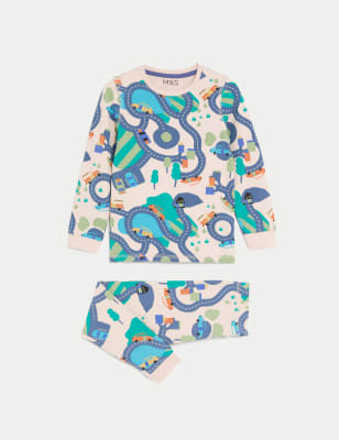 Cotton Rich Car Pyjamas (1-8 Yrs)