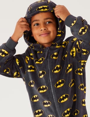 

M&S Collection Fleece-Einteiler mit Batman™-Motiv (3-12 J.) - Black Mix, Black Mix