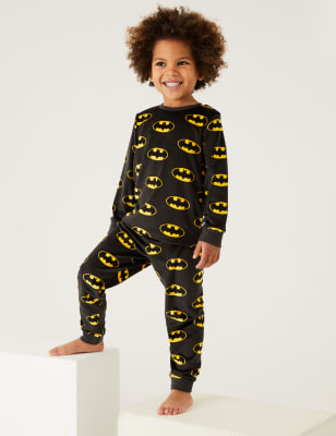 

M&S Collection Velourschlafanzug mit Batman™-Motiv (3-12 J.) - Black Mix, Black Mix