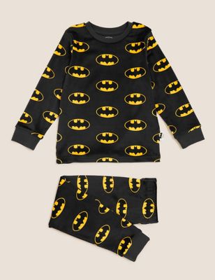 M&S Boys Batman  Velour Pyjamas (3-12 Yrs)