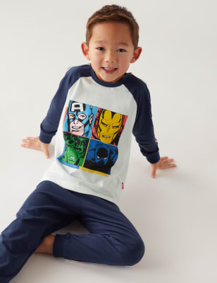 Boys discount marvel pyjamas