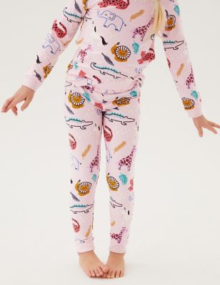 Cotton Rich Animal Print Pyjamas (12 Mths - 7 Yrs)