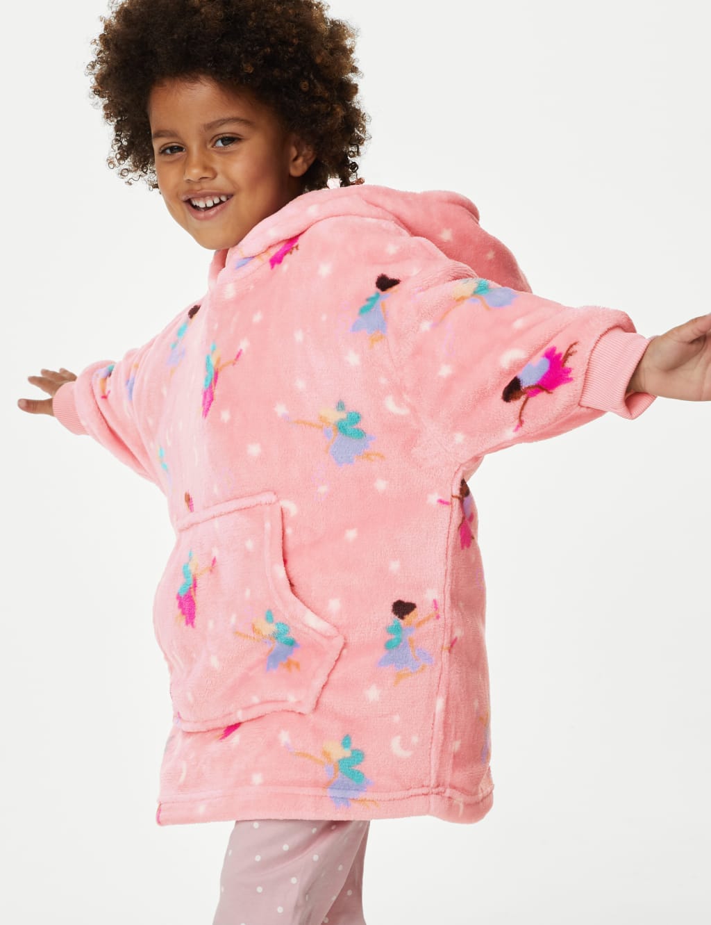 Fairy Fleece Oversized Hoodie (3-8 Yrs) image 3