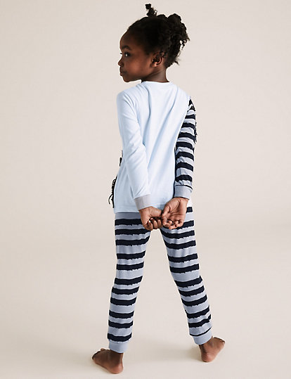 Pure Cotton Zebra Pyjama Set (1-7 Yrs)