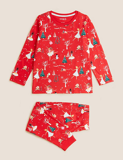 Pure Cotton Christmas Fairy Pyjamas