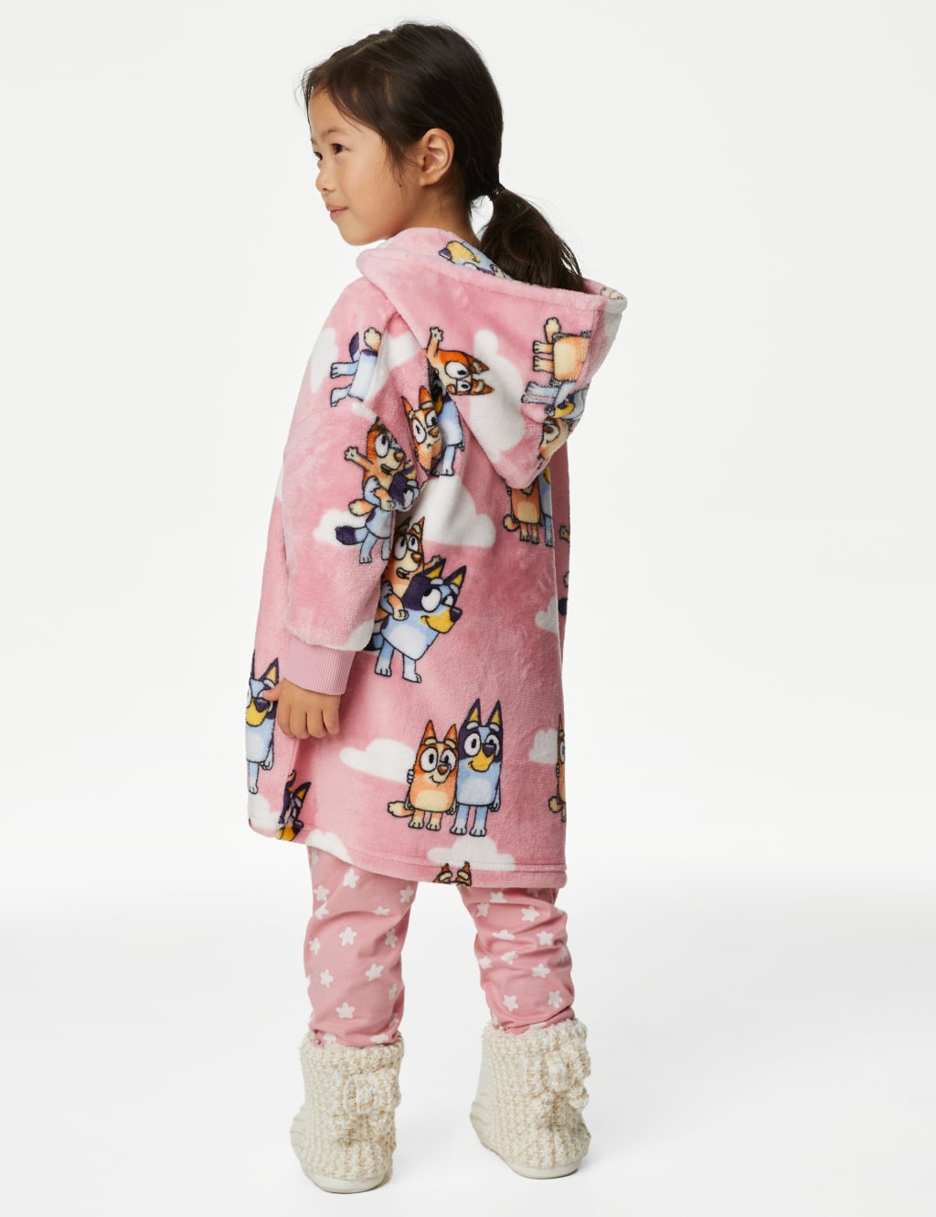 Bluey™ Oversized Fleece Hoodie (3-8 Yrs) image 4
