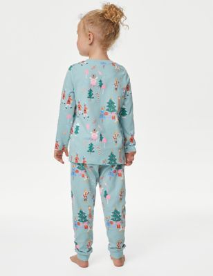 Pure Cotton Nutcracker Christmas Pyjamas (1-8 Yrs)