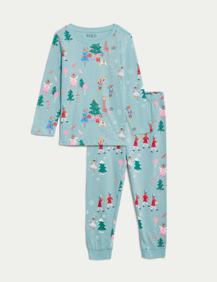 Pure Cotton Nutcracker Christmas Pyjamas (1-8 Yrs)