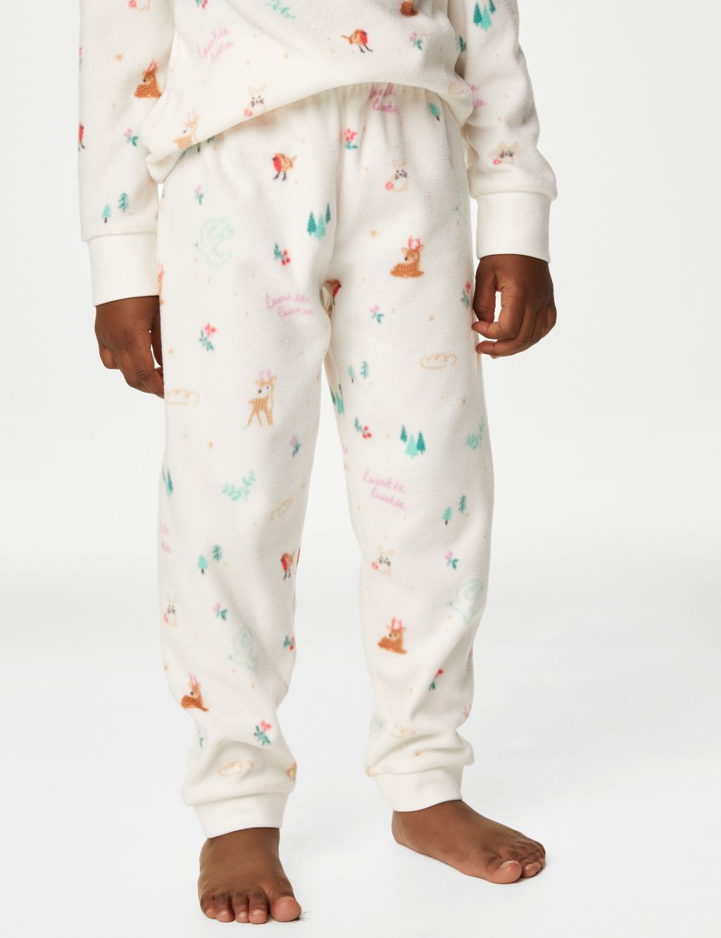Fleece Twinkle Twinkle Pyjamas (1-8 Yrs) image 4