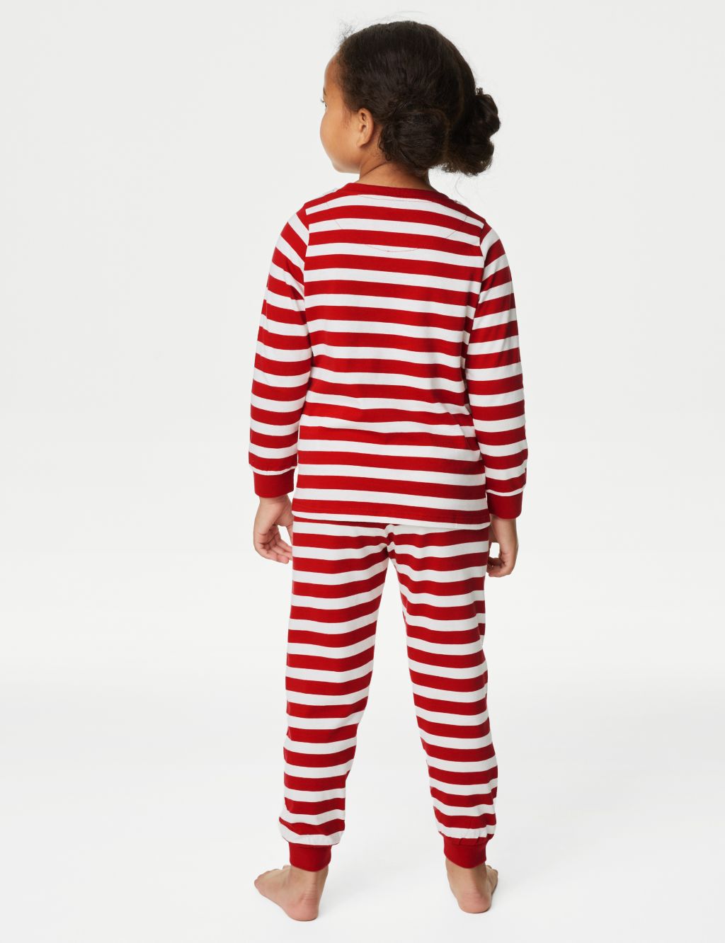 Pure Cotton Striped Pyjamas (1-16 Yrs) image 3