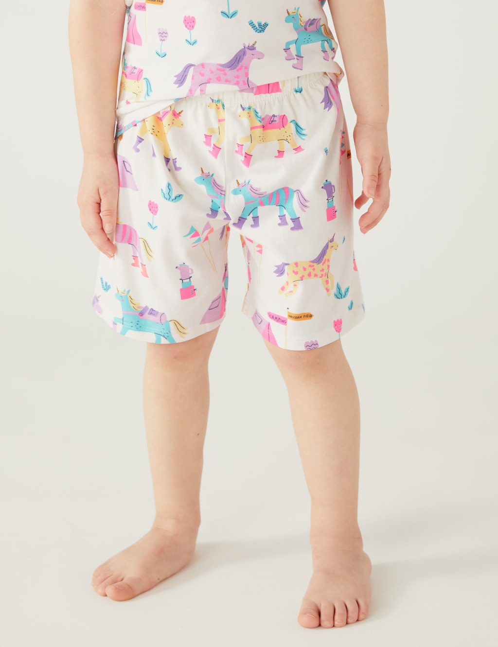 Cotton Rich Unicorn Short Pyjama Set (1-8 Yrs) image 3