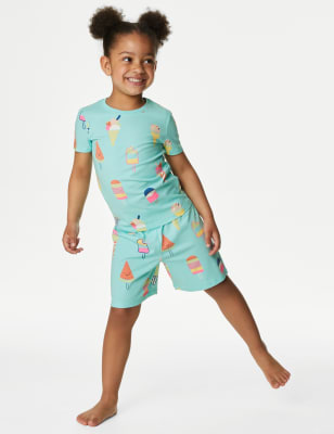 Cotton Rich Ice Cream Pyjama Set (1-8 Yrs) - LU