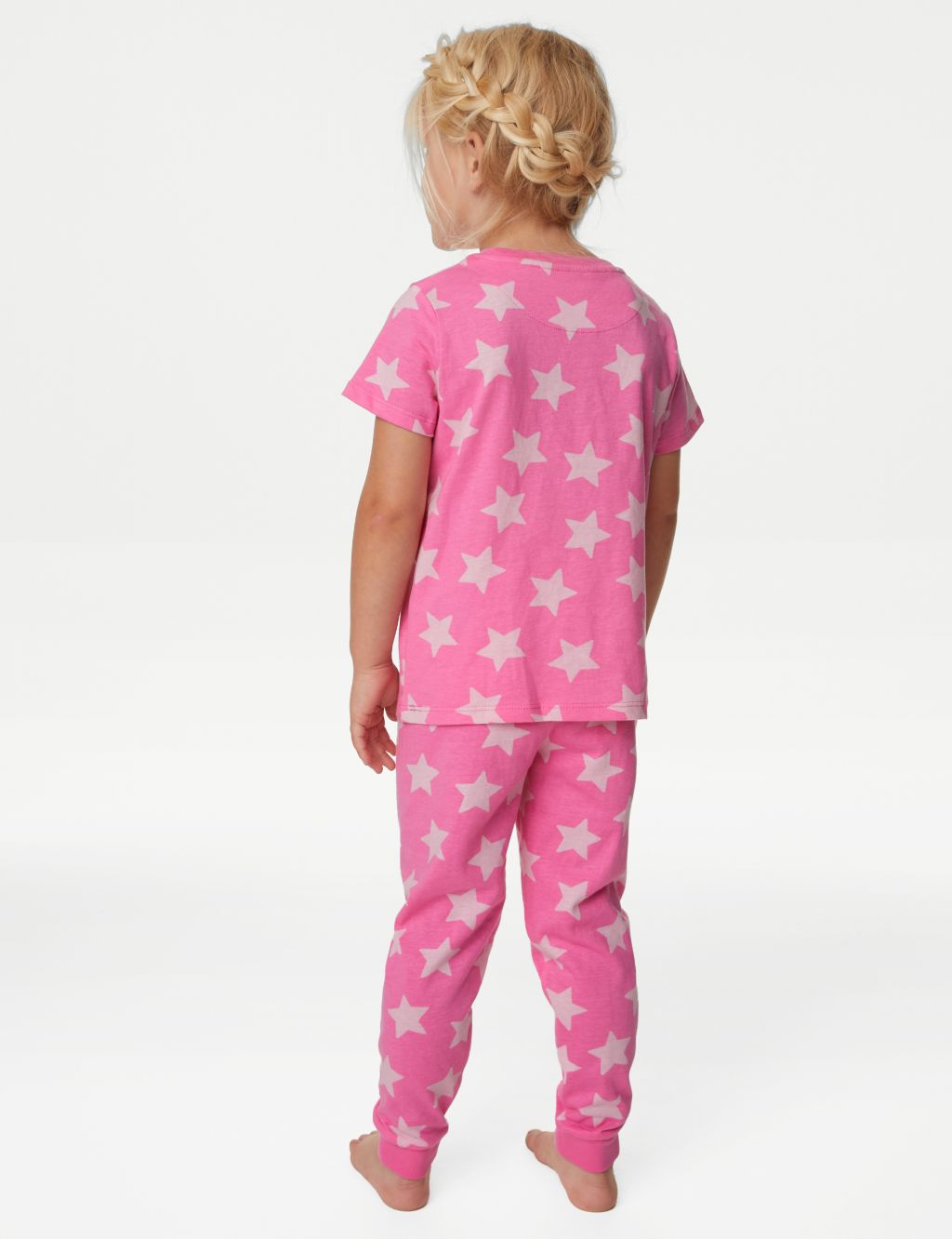 3pk Pure Cotton Patterned Pyjama Sets (1-8 Yrs) image 3