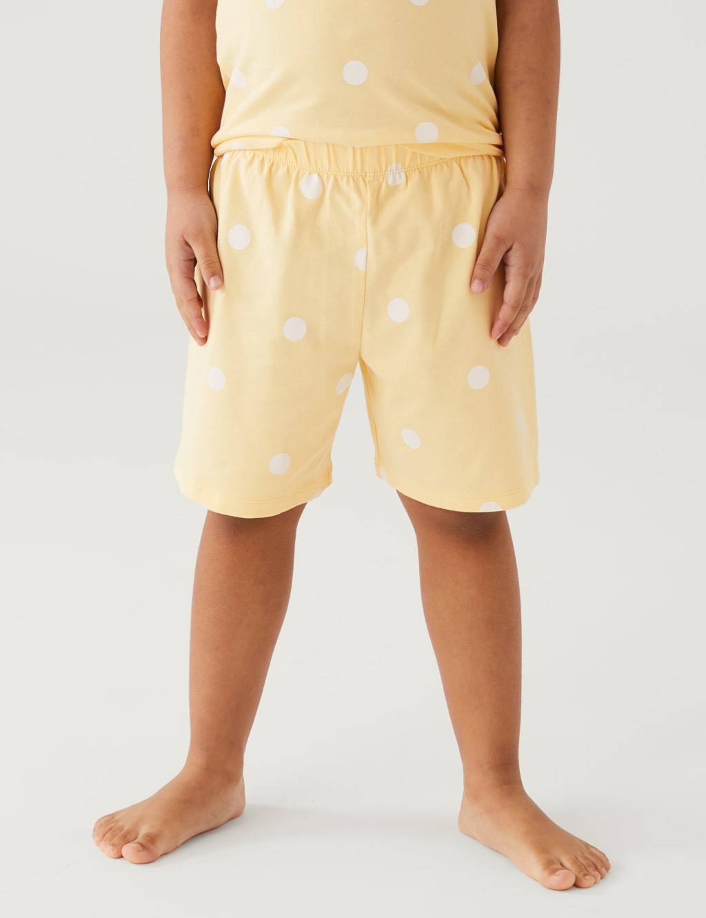 Cotton Rich Polka Dot Short Pyjama Set (1-8 Yrs) image 3