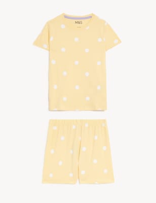 

Girls M&S Collection Cotton Rich Polka Dot Short Pyjama Set (1-8 Yrs) - Yellow Mix, Yellow Mix