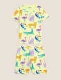 Cotton Rich Animal Print Short Pyjama (12 Mths - 7 Yrs)