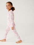 Pack de 2 pijamas 100% algodón de unicornios (1-7&nbsp;años)