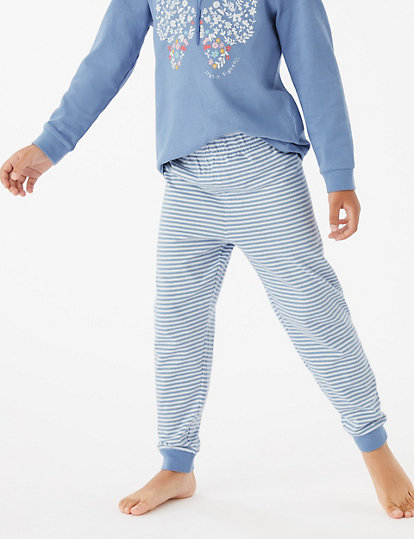 3pk Pure Cotton Butterfly Print Pyjama Sets (1-7 Yrs)