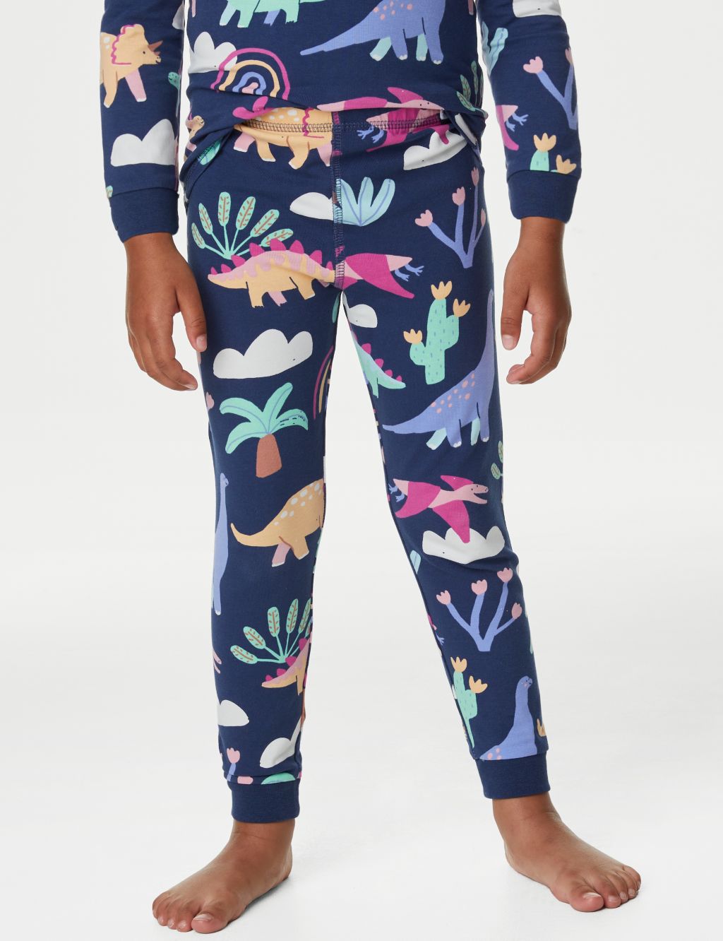 Cotton Rich Dinosaur Pyjamas (1-8 Yrs) image 4