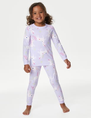 Cotton Rich Unicorn Pyjamas (1-8 Yrs)