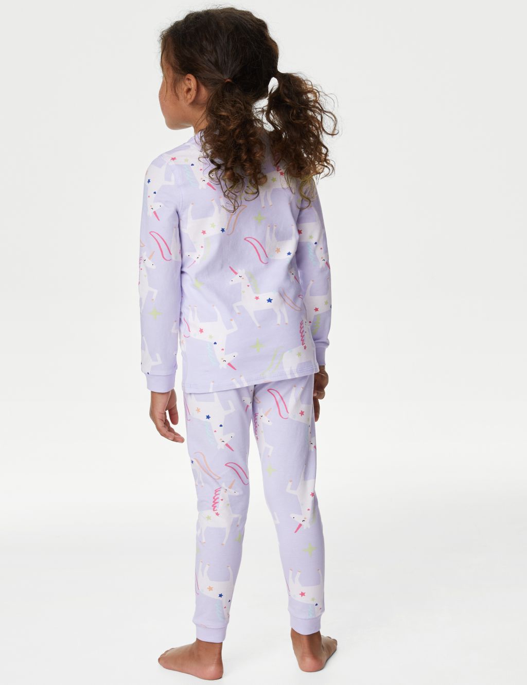 Cotton Rich Unicorn Pyjamas (1-8 Yrs) image 2