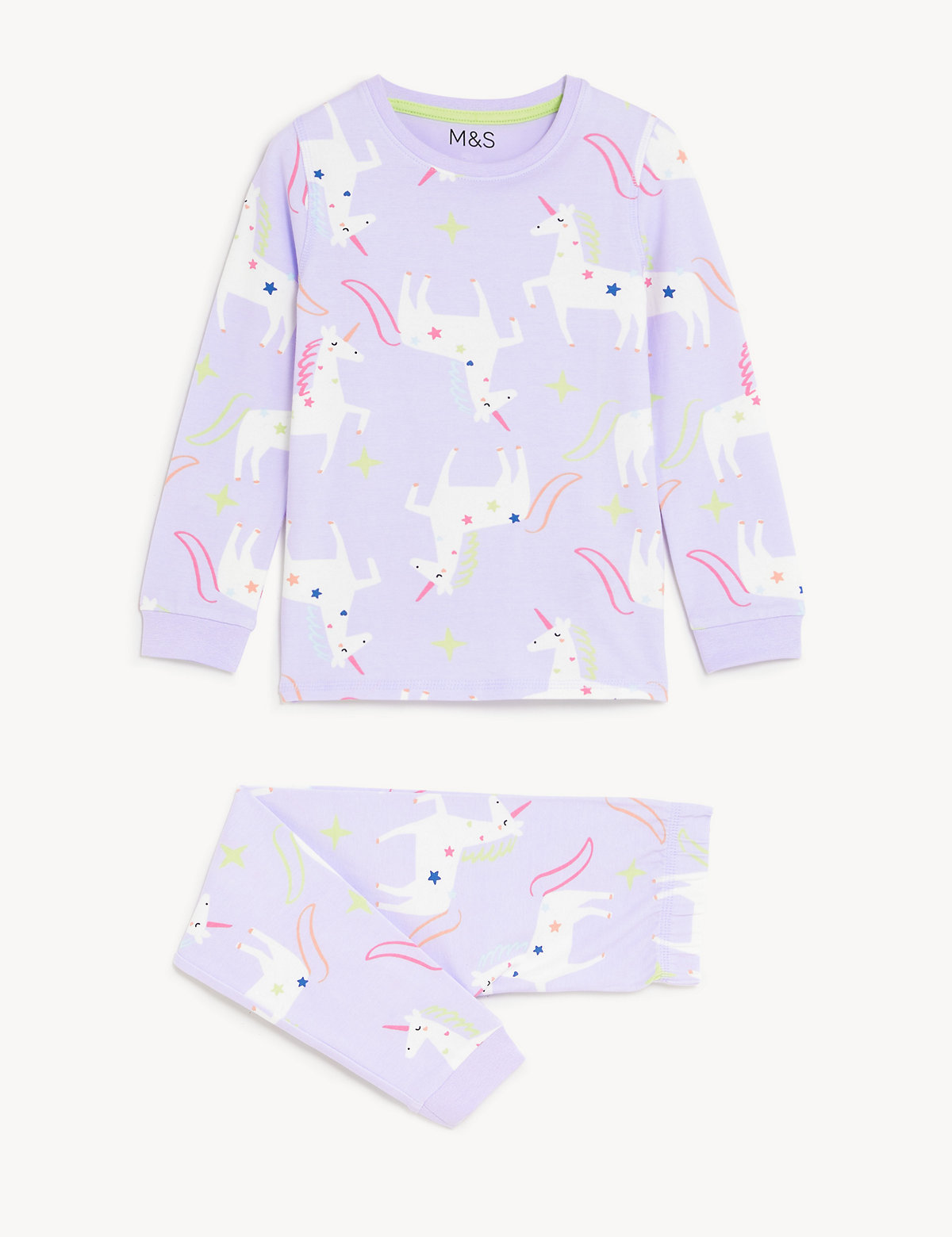 Cotton Rich Unicorn Pyjamas (1-8 Yrs)