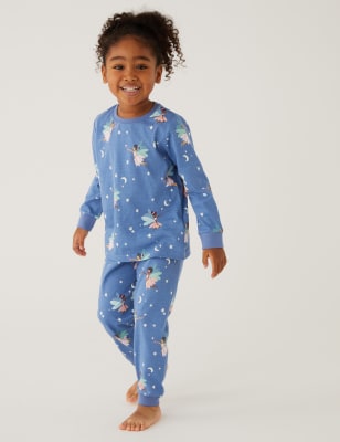 Pure Cotton Glow In The Dark Fairy Pyjamas 1 8 Yrs