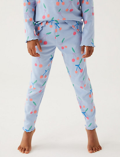 Cotton Rich Cherry Print Pyjamas