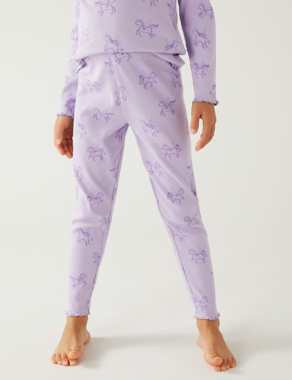 Cotton Rich Unicorn Pyjamas (1 - 8 Yrs) image 3