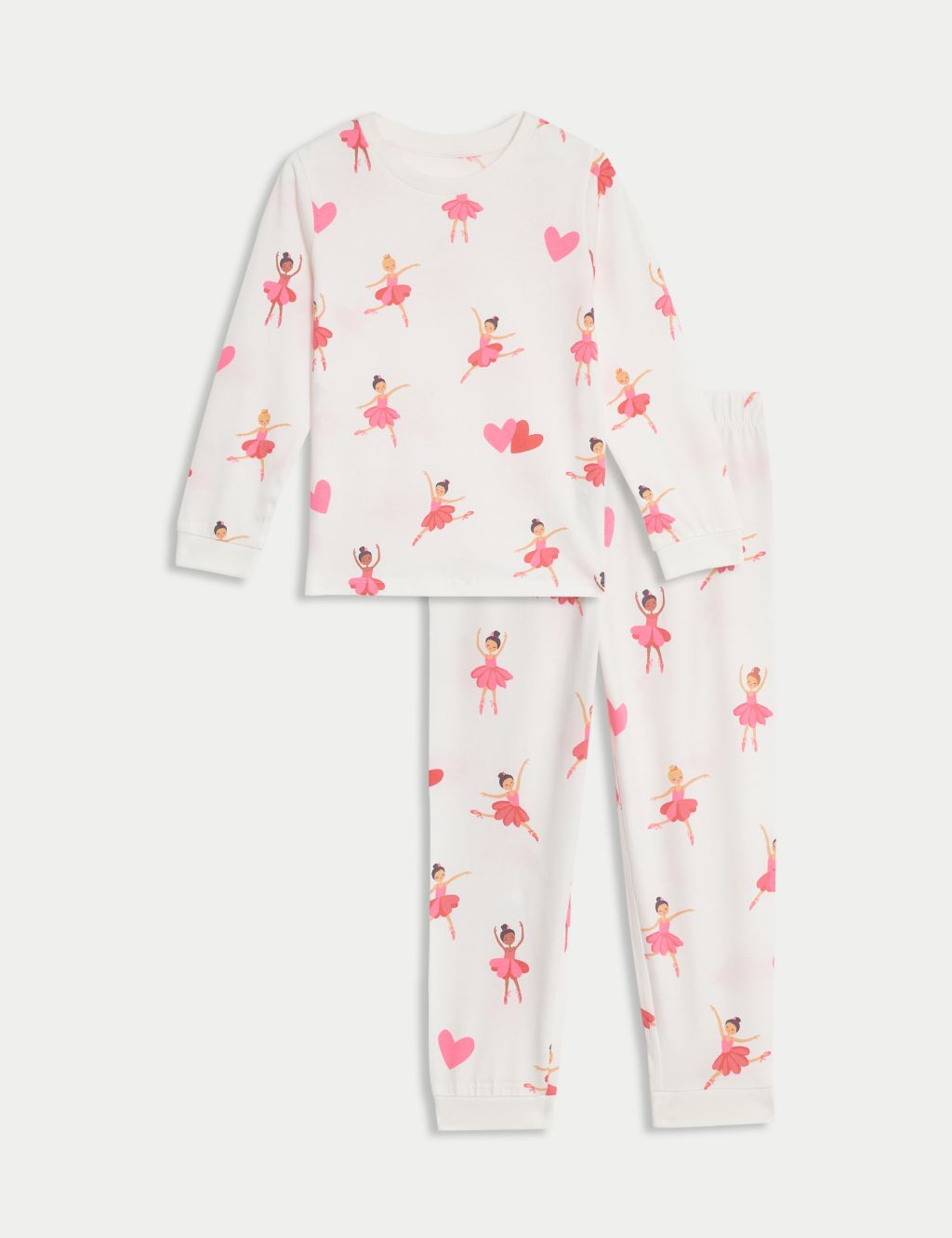 Pure Cotton Ballerina Pyjamas (12 Mths - 8 Yrs)