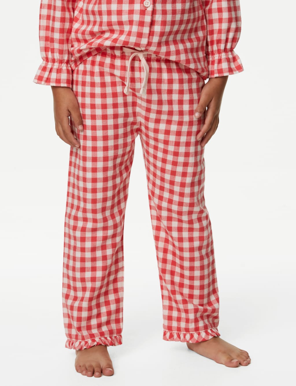 Pure Cotton Gingham Pyjamas (1-8 Yrs) image 4