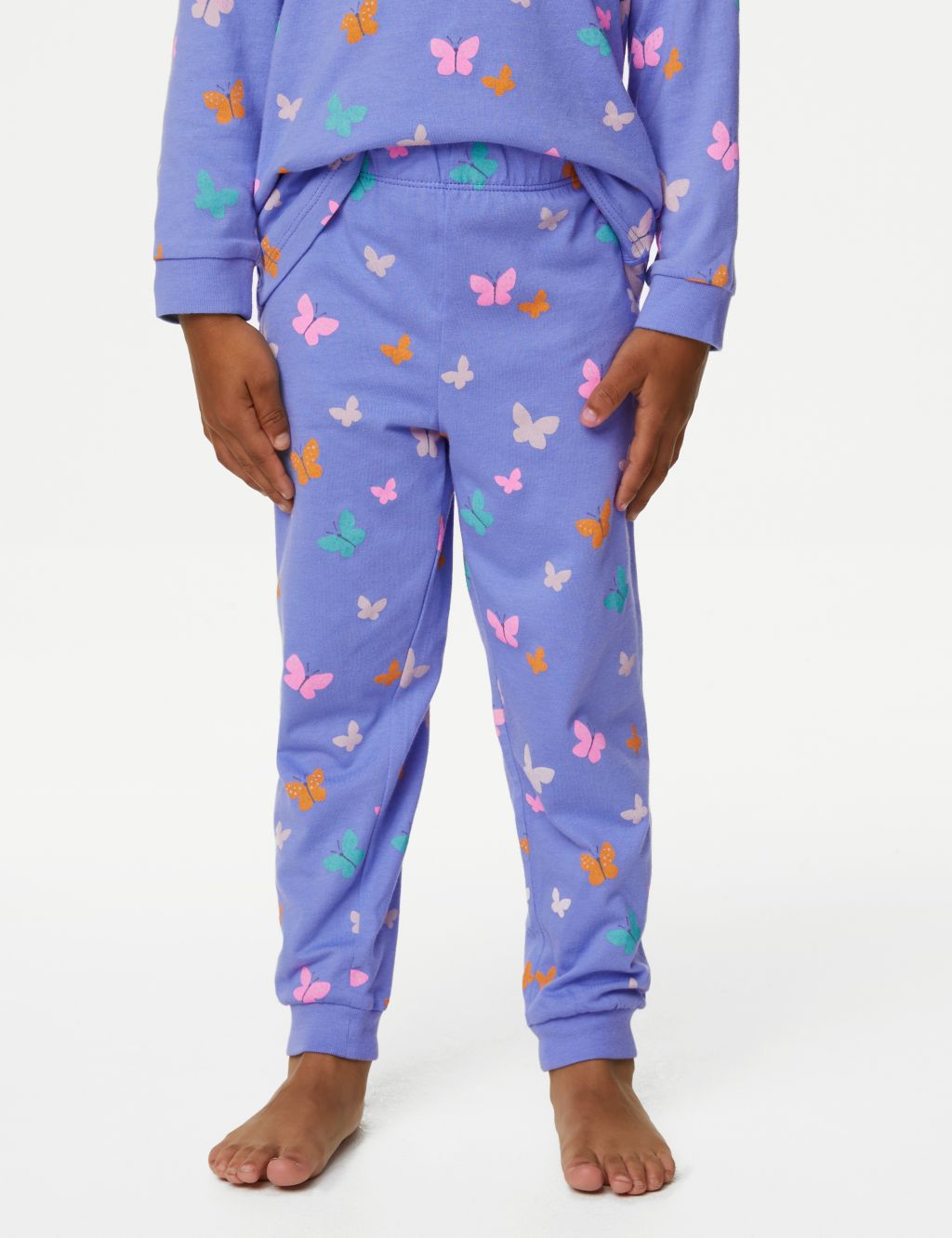 3pk Pure Cotton Patterned Pyjama Sets (1-8 Yrs) image 4