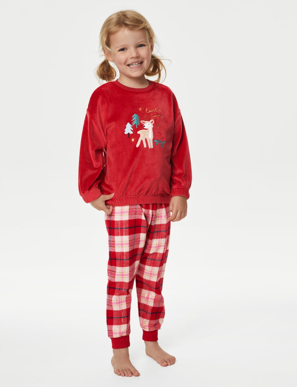 Reindeer Christmas Pyjamas (1-8 Yrs) image 1