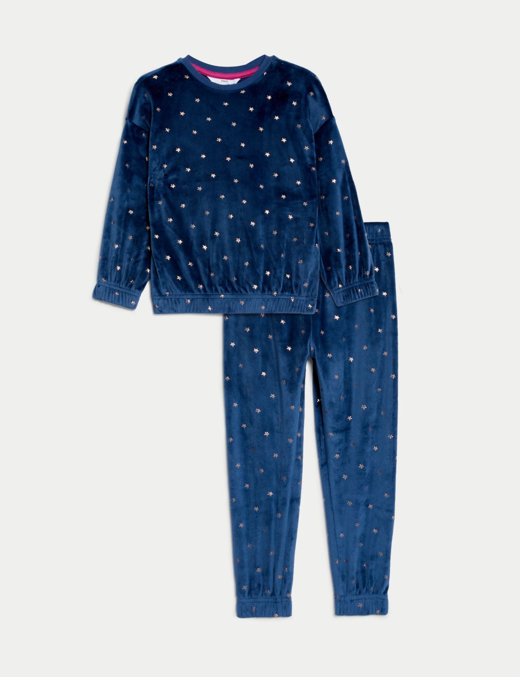 Velour Star Pyjamas (1-8 Yrs) image 2