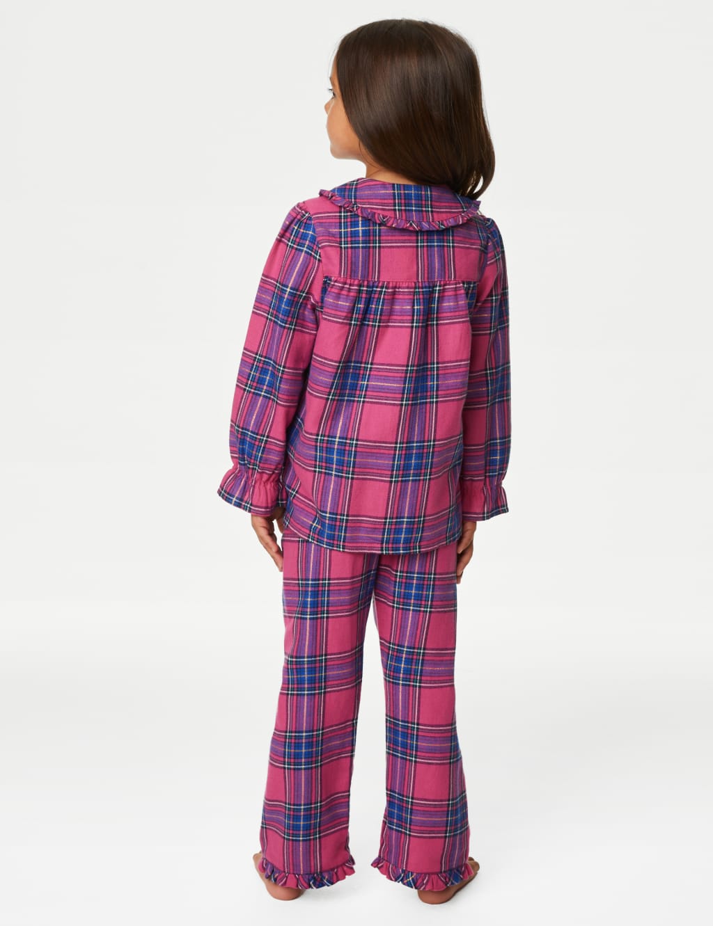Cotton Rich Checked Pyjamas (1-8 Yrs) image 4
