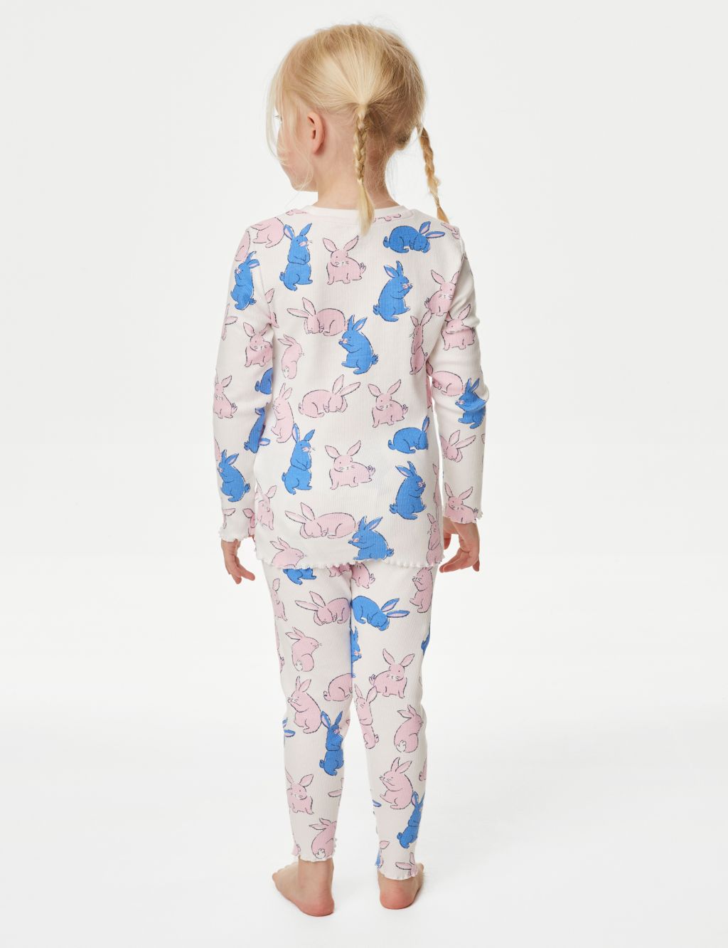 Cotton Rich Bunny Pyjamas (1-8 Yrs) image 3
