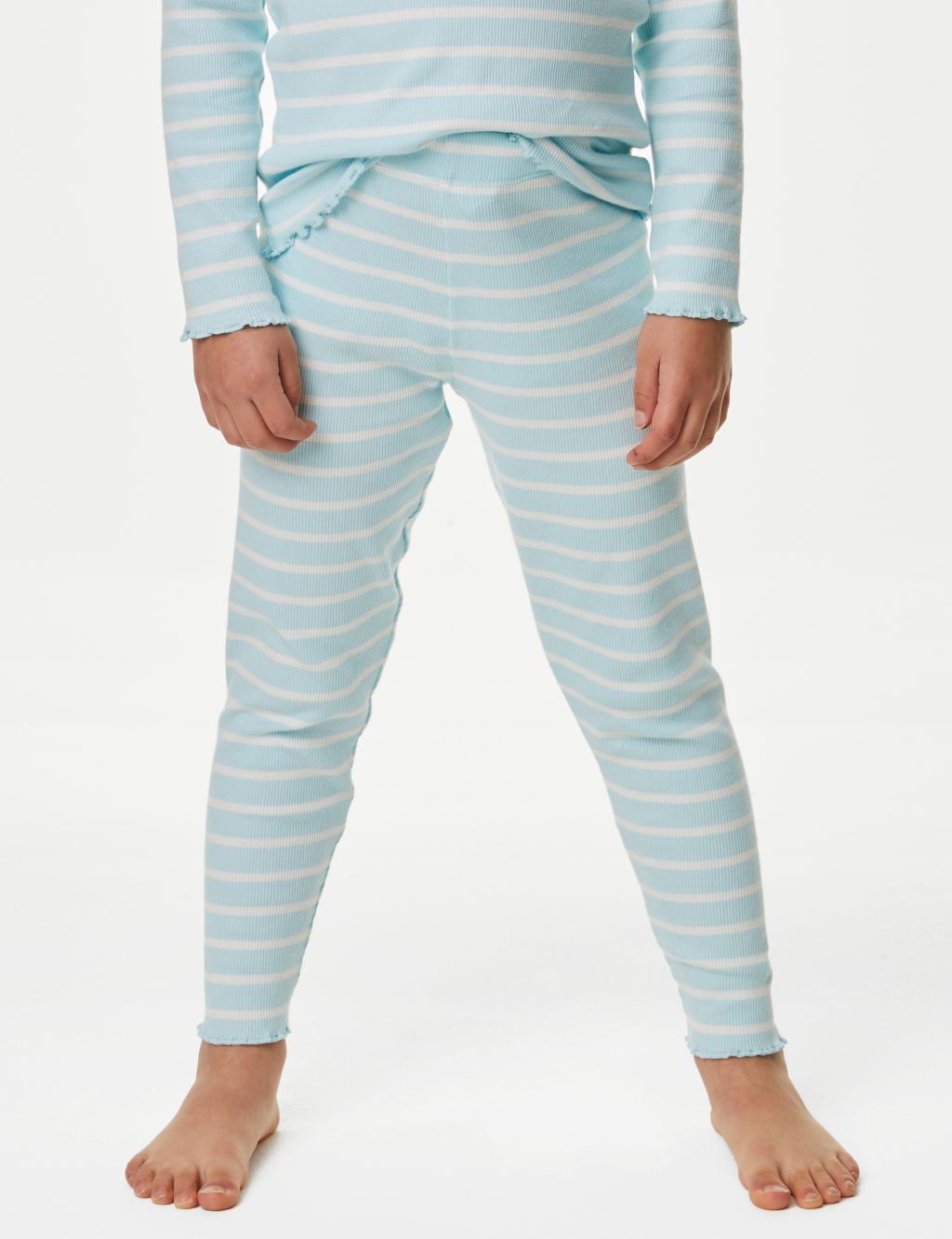 Cotton Rich Striped Pyjamas (1-8 Yrs) image 4