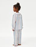 純棉格紋睡衣（1 至 8 歲）