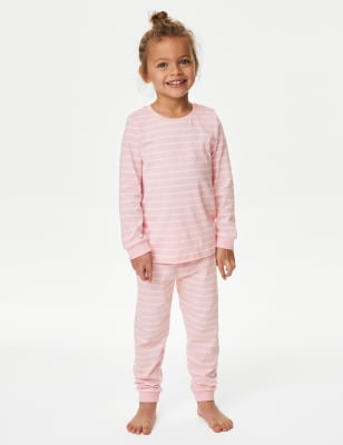 Pure Cotton Striped Pyjamas (1-8 Yrs) - RS